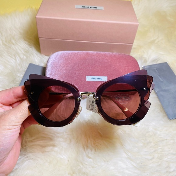 New Miu Miu butterfly sunglasses - Picture 6 of 9